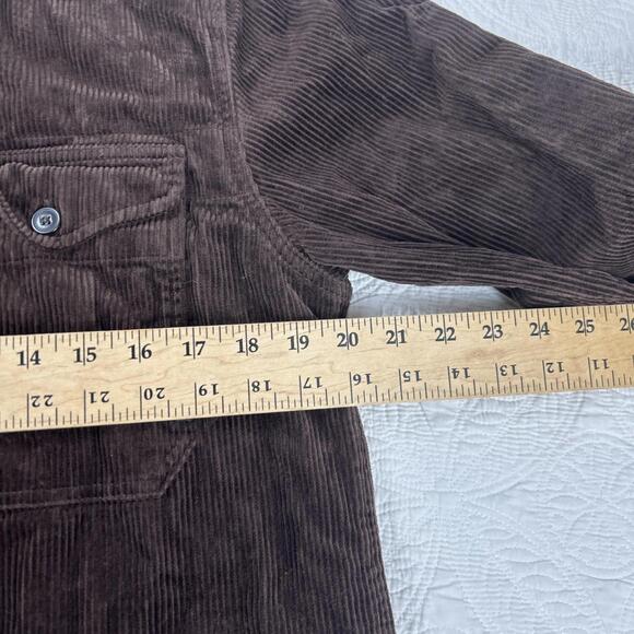 Relwen Cord Workshirt Espresso Brown Corduroy Sz M NWOT $178 Huckberry Exclusive - Picture 5 of 7